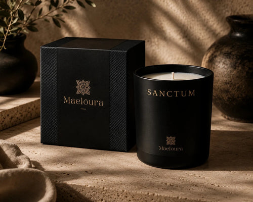 Maelōura SANCTUM Duftkerze mit hochwertiger Geschenkverpackung
